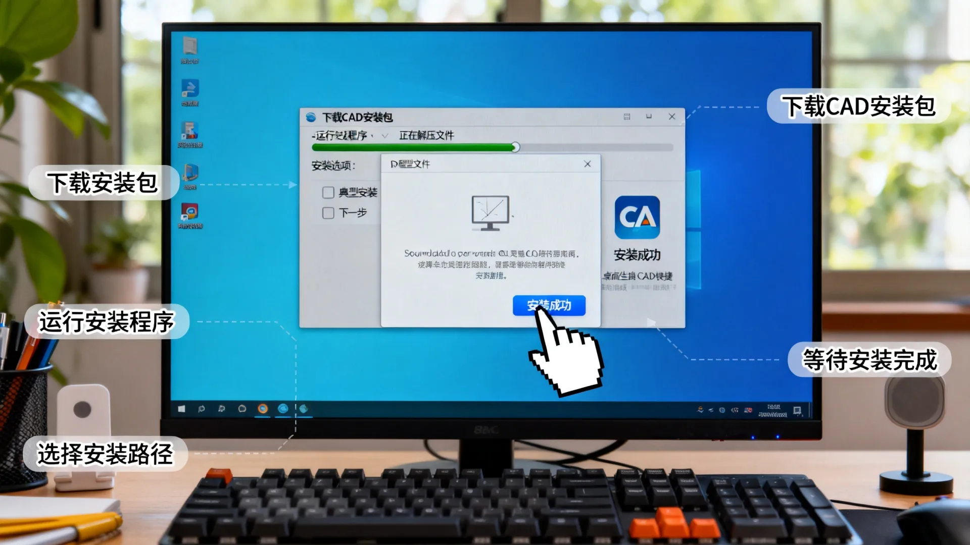 怎么安装cad在电脑上 怎么安装cad在电脑上