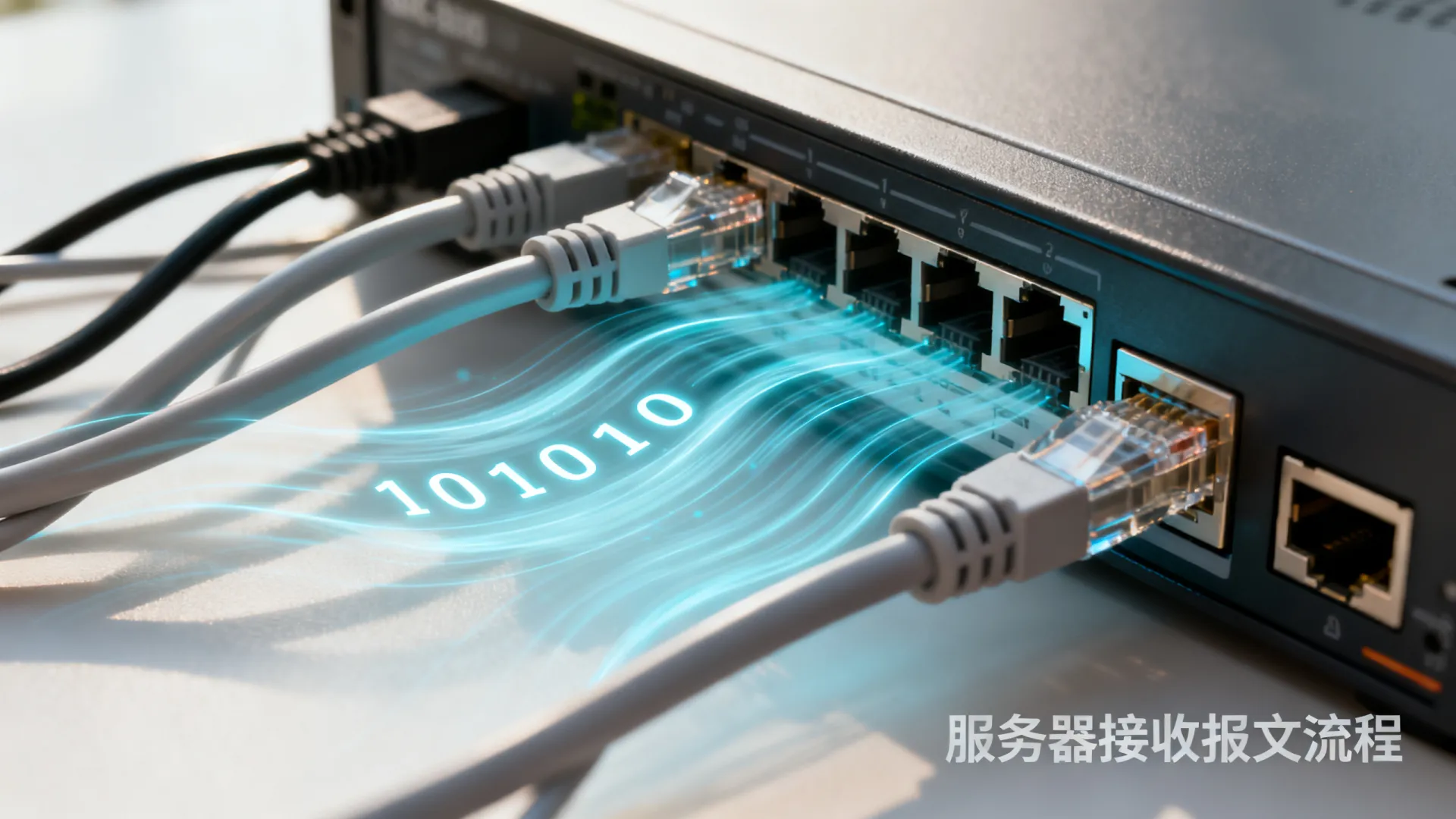 服务器接收报文