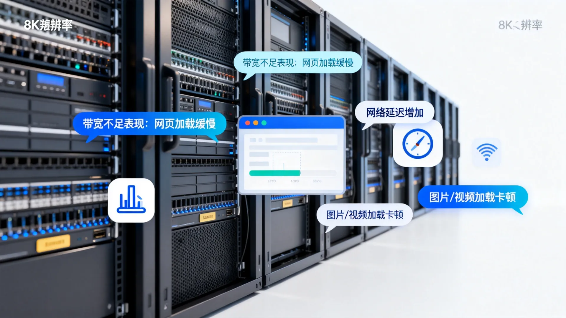 服务器带宽不足的表现有哪些? 服务器带宽不足的表现有哪些