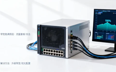 服务器带宽跑满了怎么办？带宽跑满的原因及解决方法
