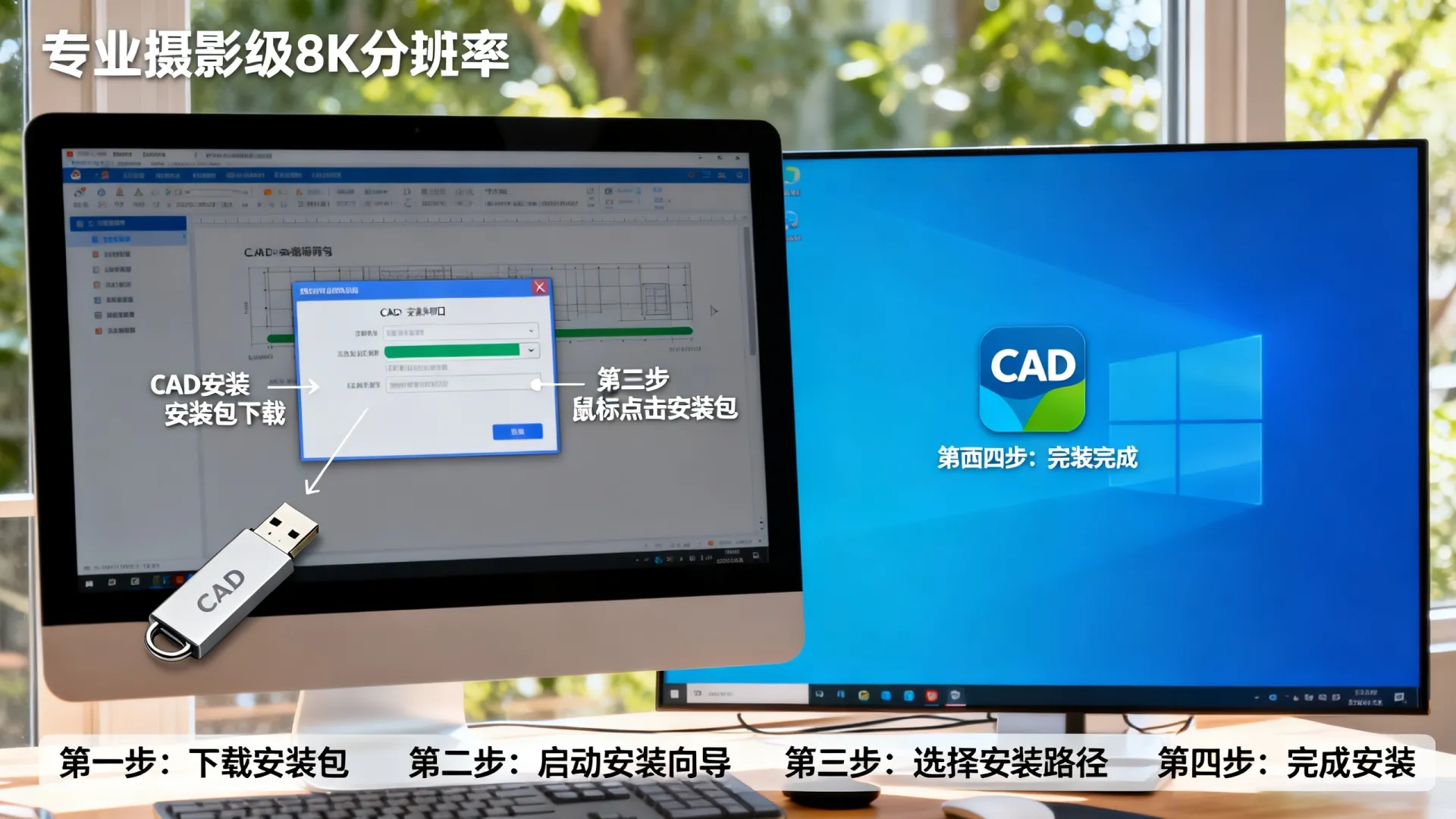 cad怎么安装到电脑教程图纸上 cad怎么安装到电脑教程图纸上