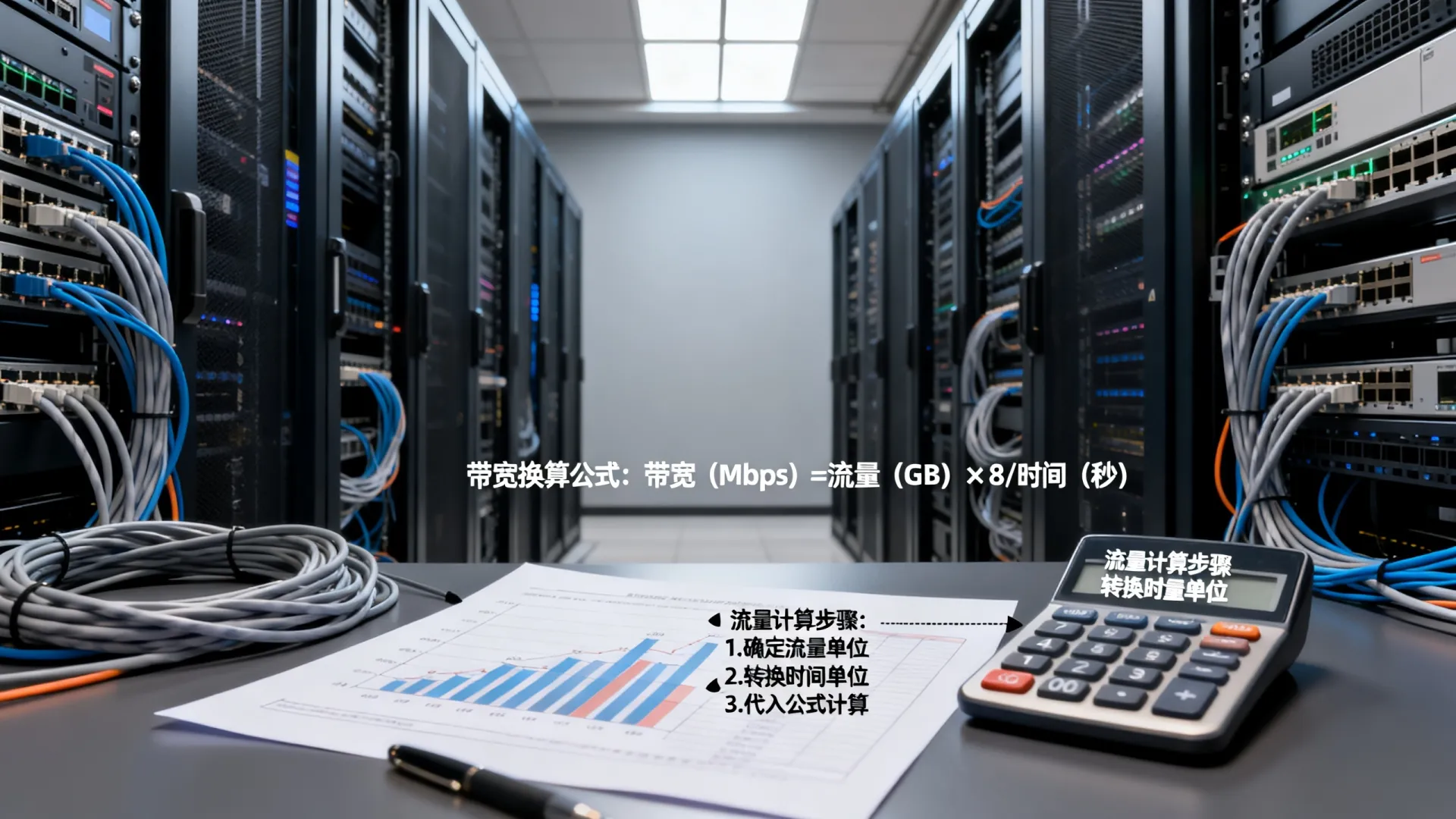 服务器带宽流量换算