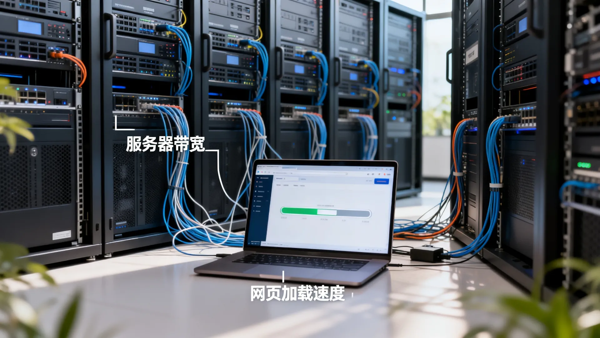 网站打开慢是服务器带宽不够吗