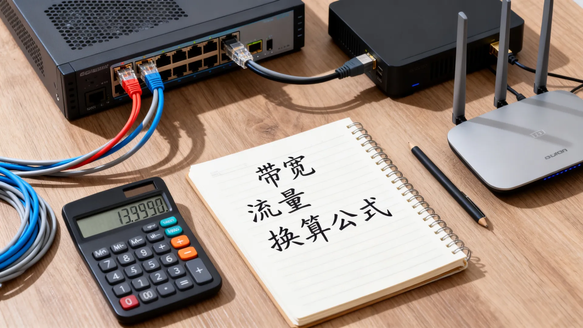 服务器带宽流量换算,3分钟学会 服务器带宽流量换算