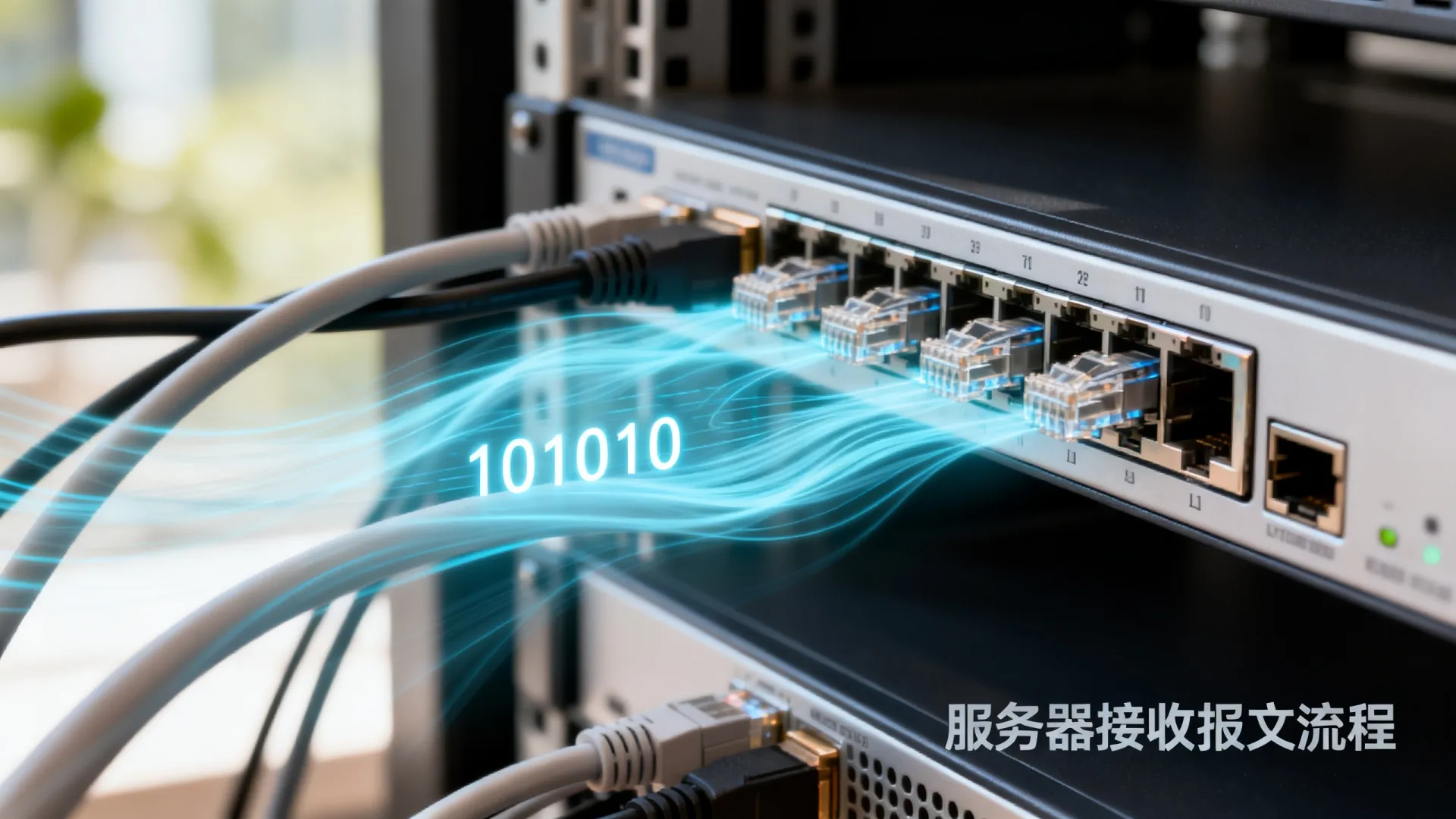 服务器接收报文