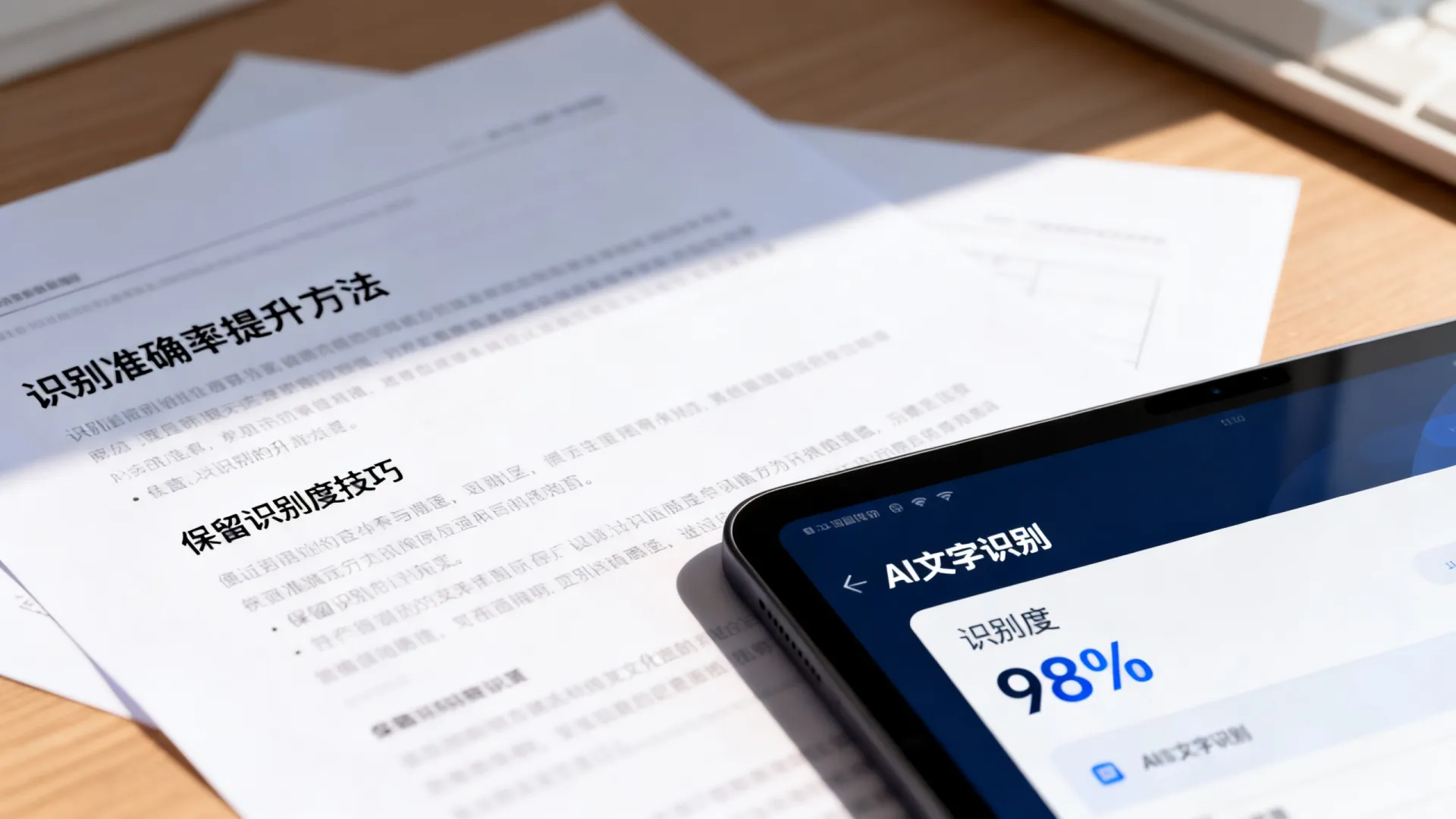 ai如何保留文字识别度