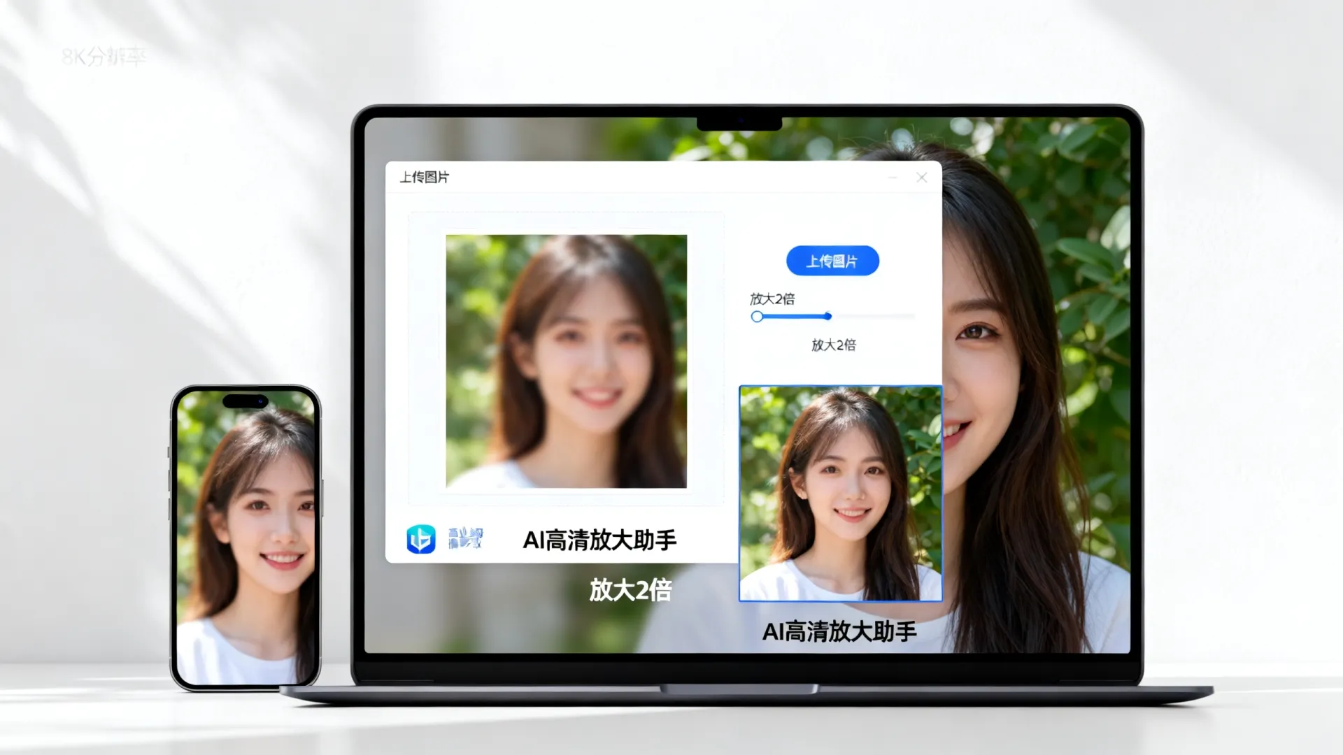 ai人工智能图片放大