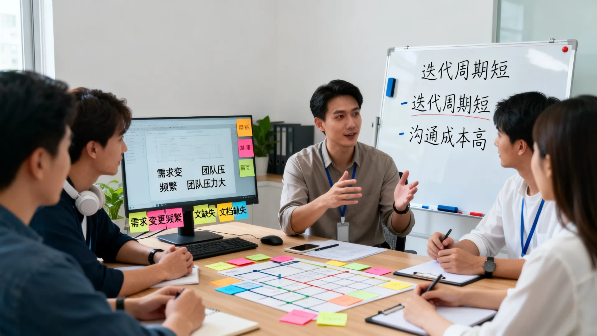 敏捷开发 缺点