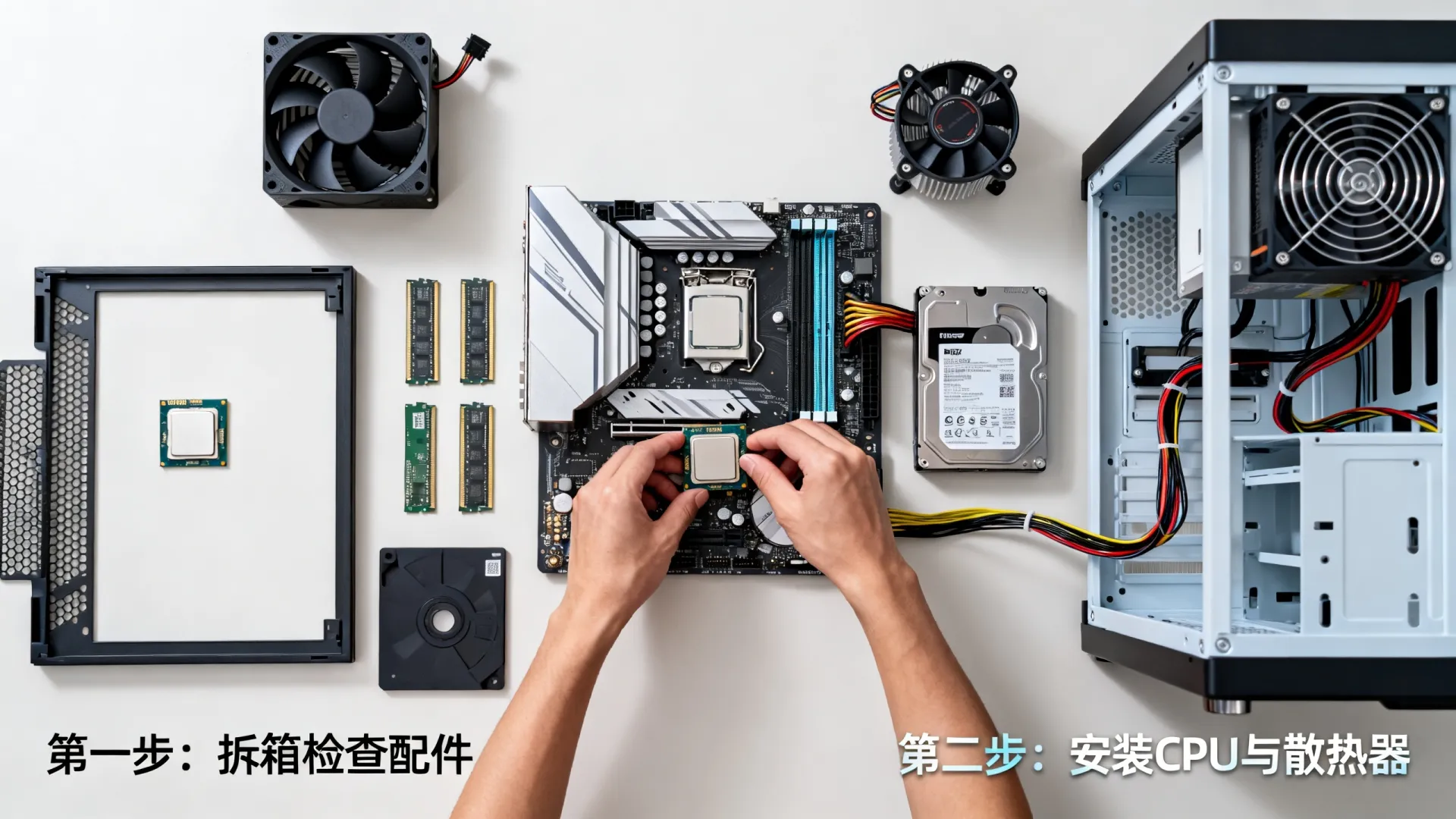 手搓电脑教程图解 手搓电脑教程图解