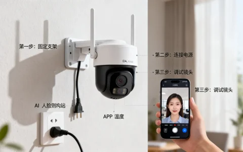 ai人脸识别摄像机使用方法，人脸识别摄像机怎么安装？