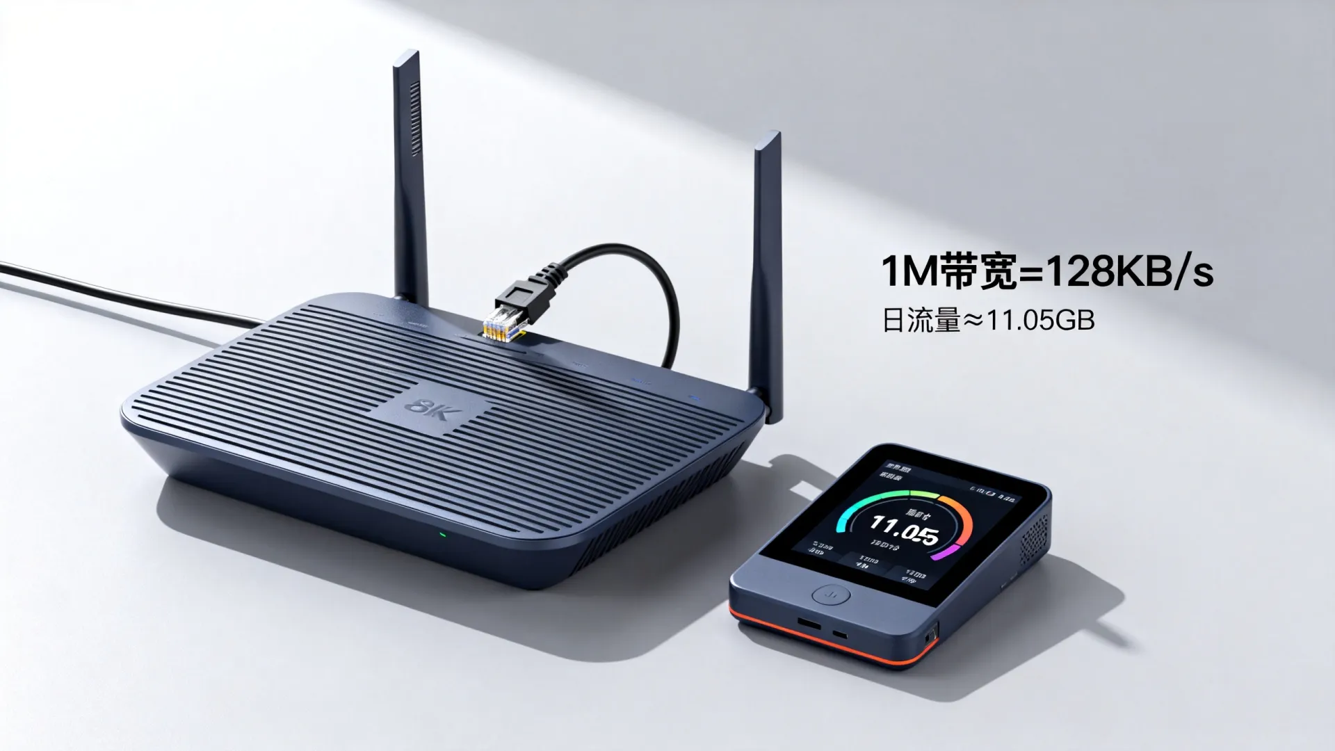 带宽1M等于多少流量?一次讲清楚 带宽1M等于多少流量