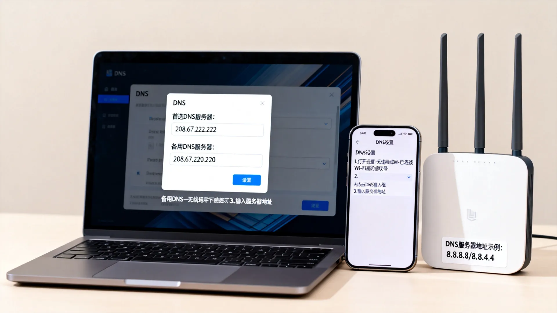 国外dns如何设置