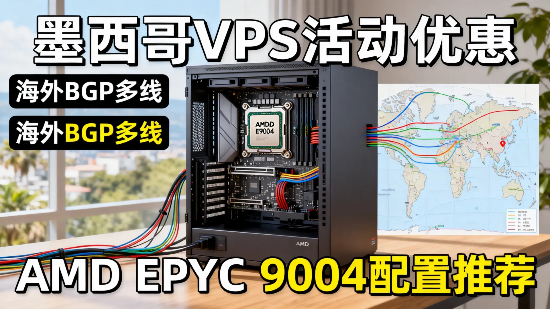 活动期间 海外BGP多线 墨西哥vps - AMD EPYC 9004,流量用不完 活动期间 海外BGP多线 墨西哥vps