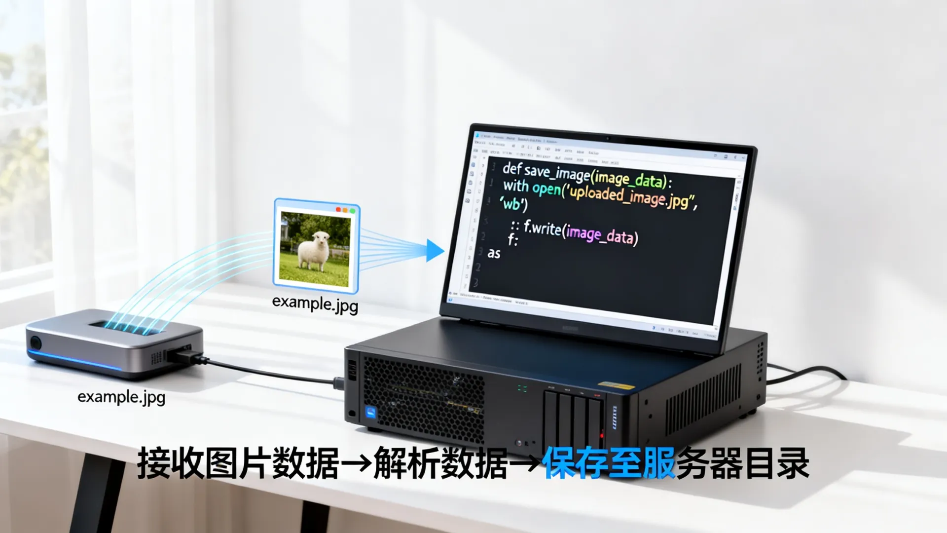 服务器接收图片并保存 服务器接收图片并保存