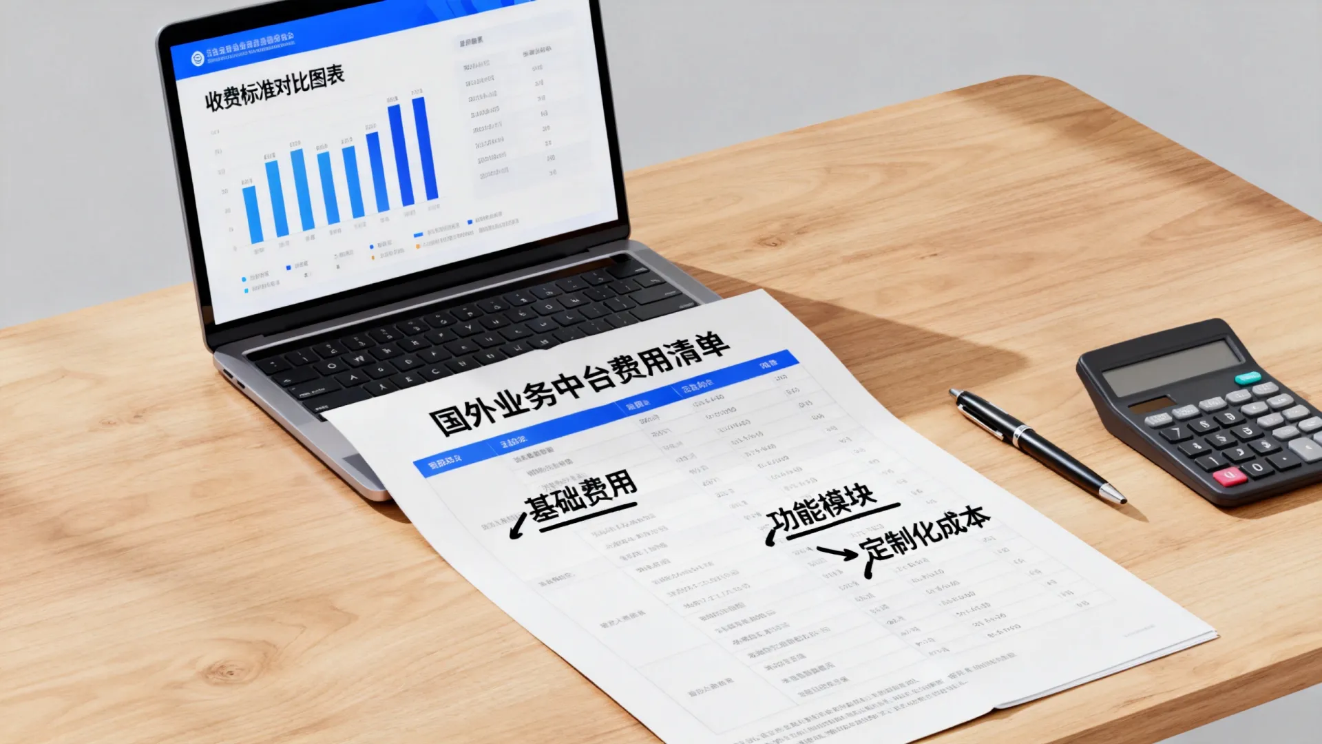 国外业务中台费用
