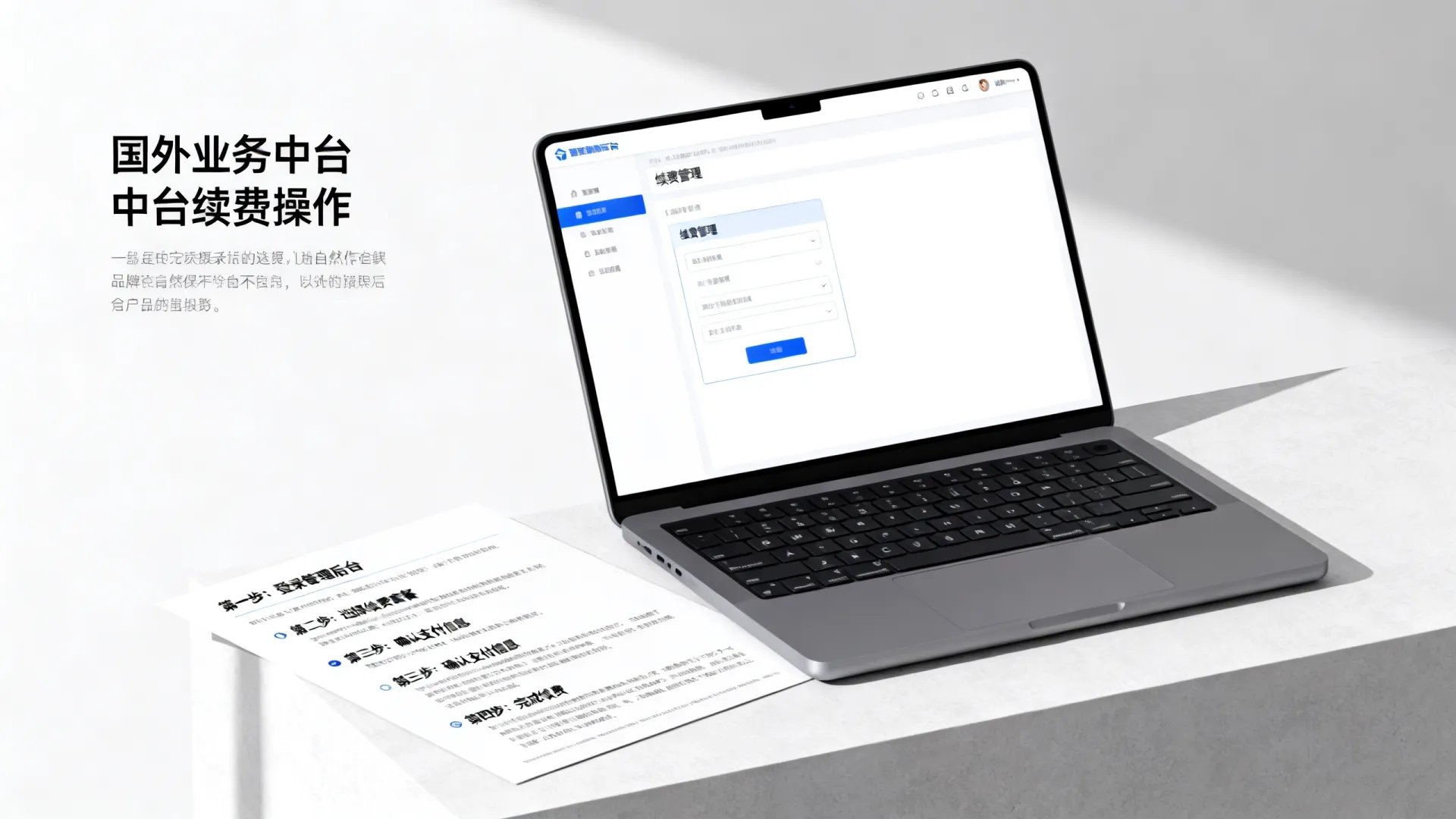 国外业务中台续费 国外业务中台续费