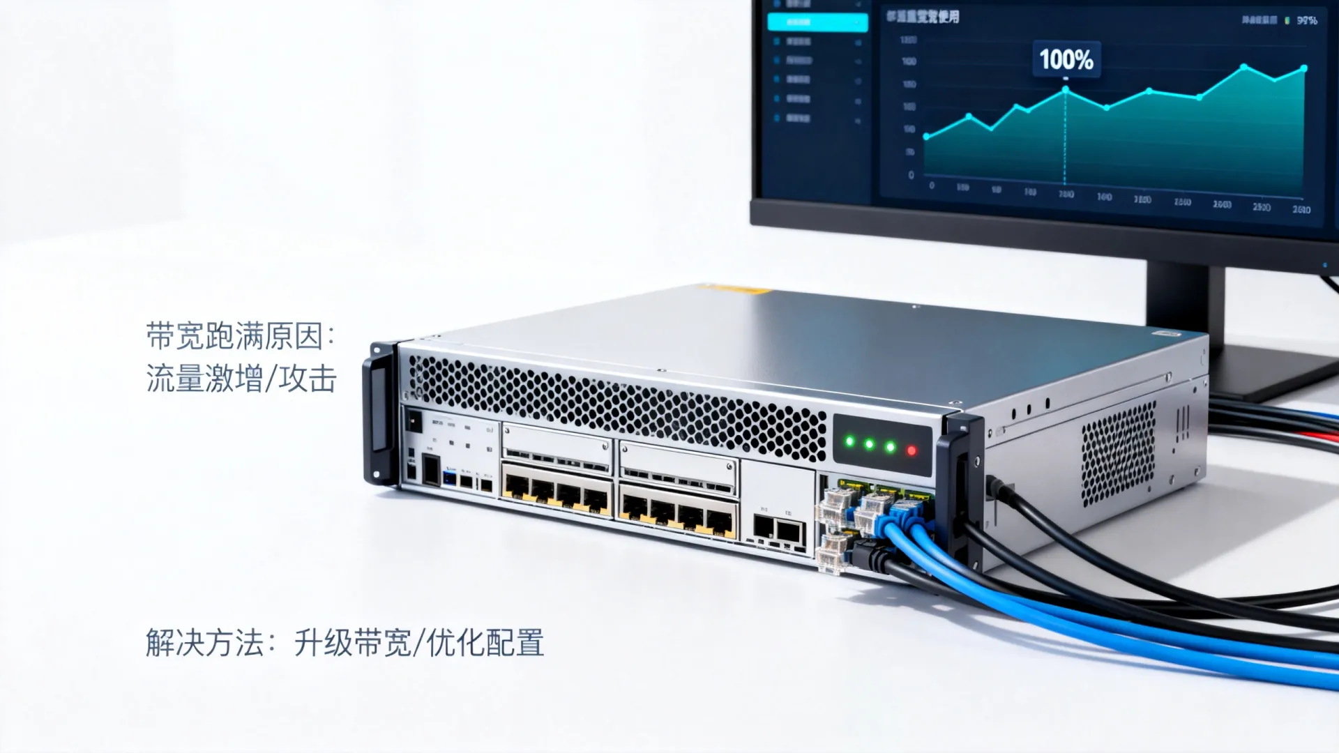 服务器带宽跑满了怎么办? 服务器带宽跑满了怎么办