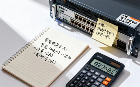服务器带宽流量怎么换算？3分钟学会计算方法