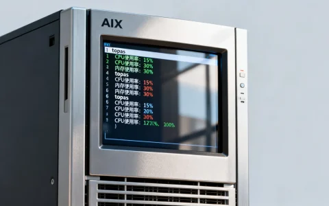 aix查看服务器cpu内存使用情况，aix怎么查看cpu和内存使用率？