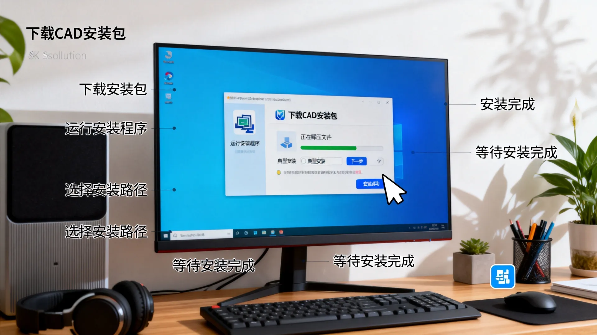 怎么安装cad在电脑上 怎么安装cad在电脑上