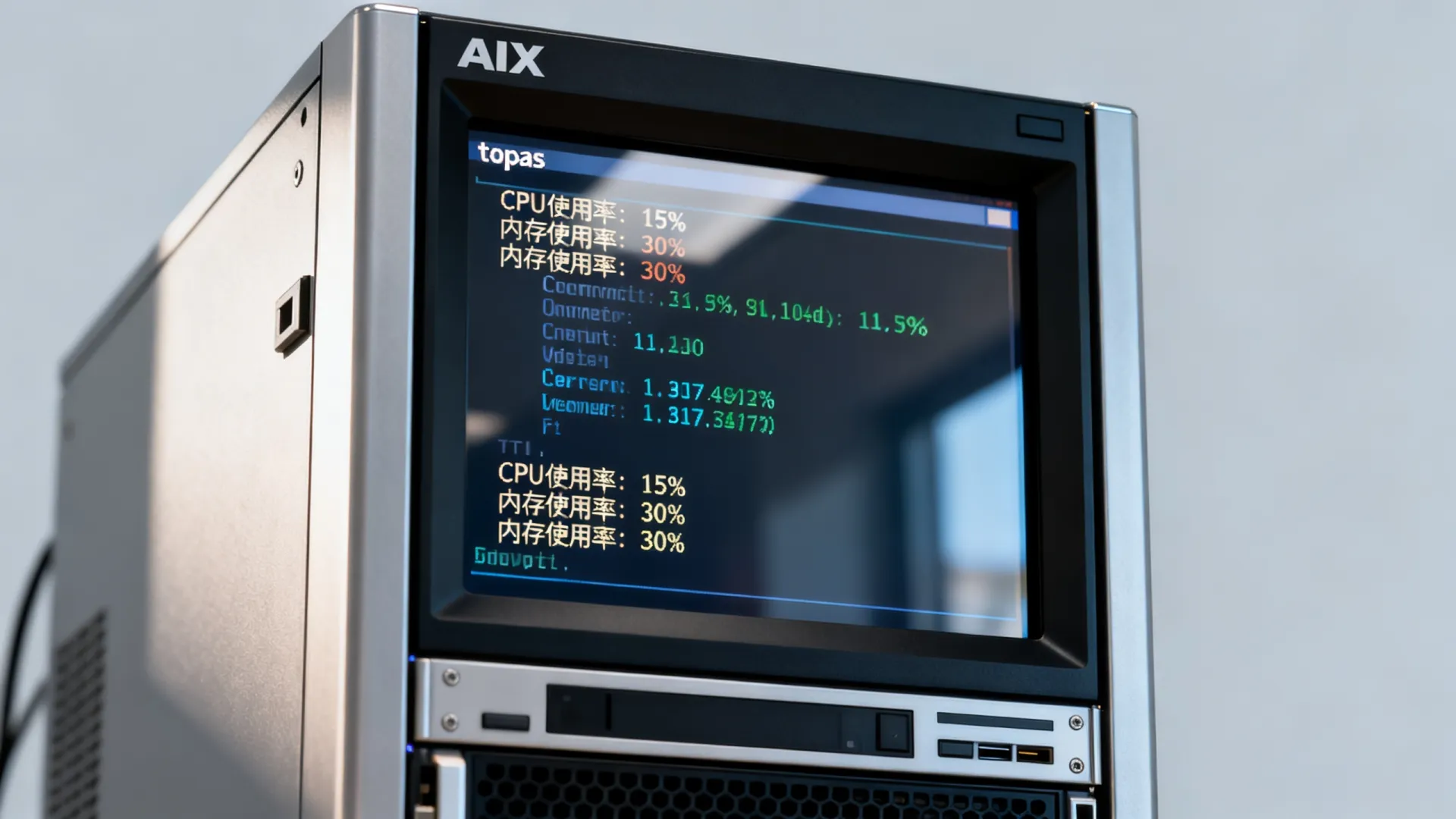 aix查看服务器cpu内存使用情况