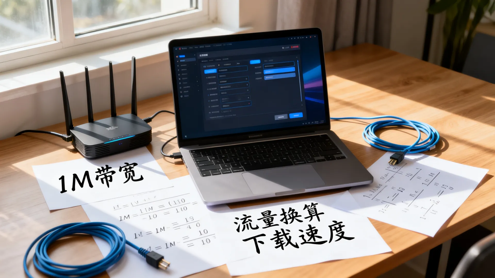 带宽1M等于多少流量?一次讲清楚 带宽1M等于多少流量