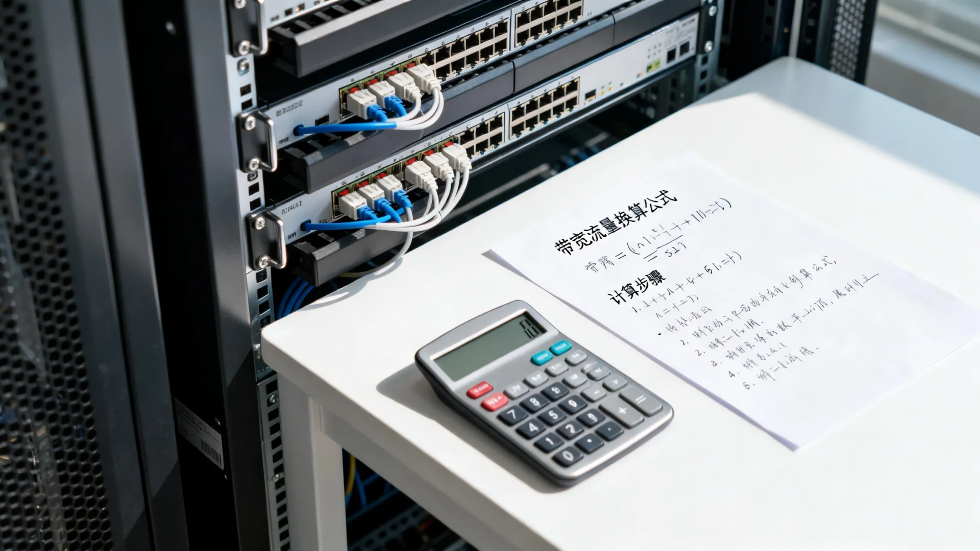服务器带宽流量换算,3分钟学会 服务器带宽流量换算