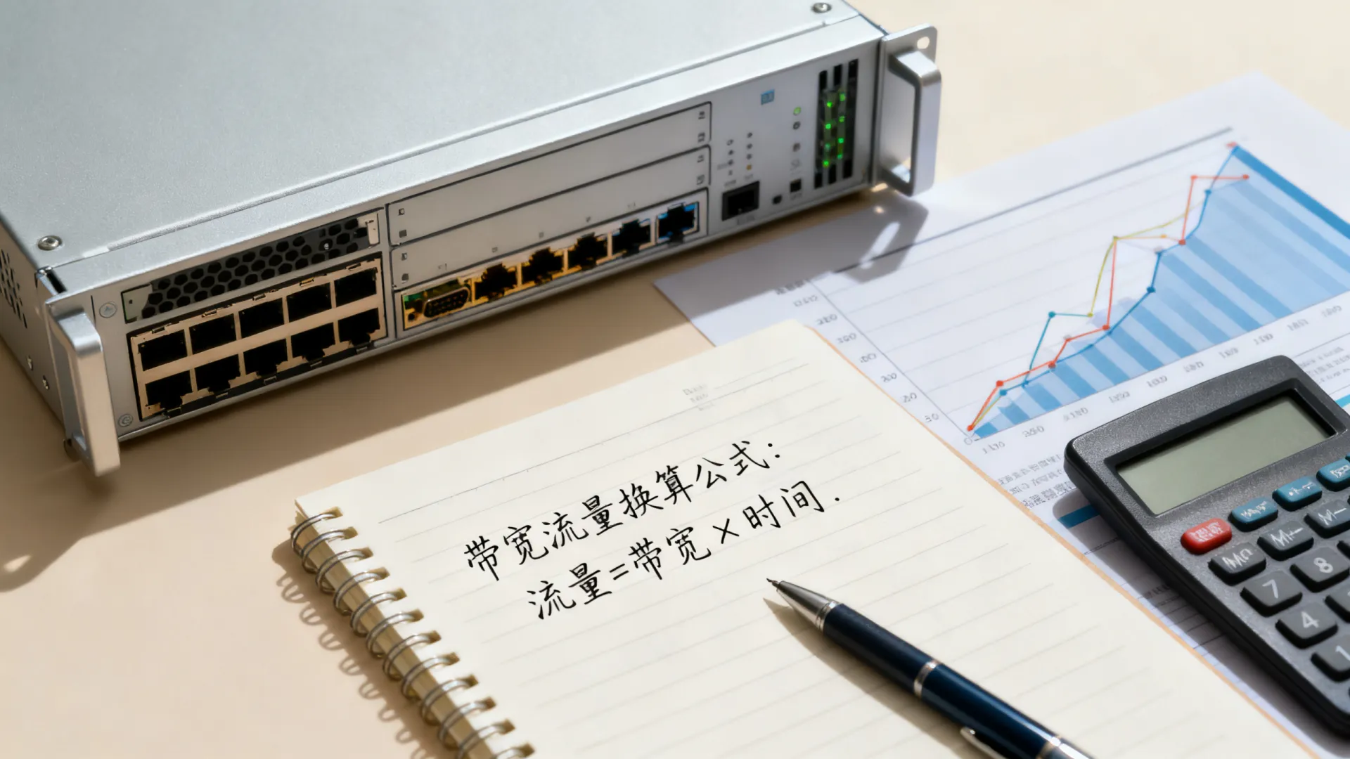 服务器带宽流量换算,3分钟学会 服务器带宽流量换算