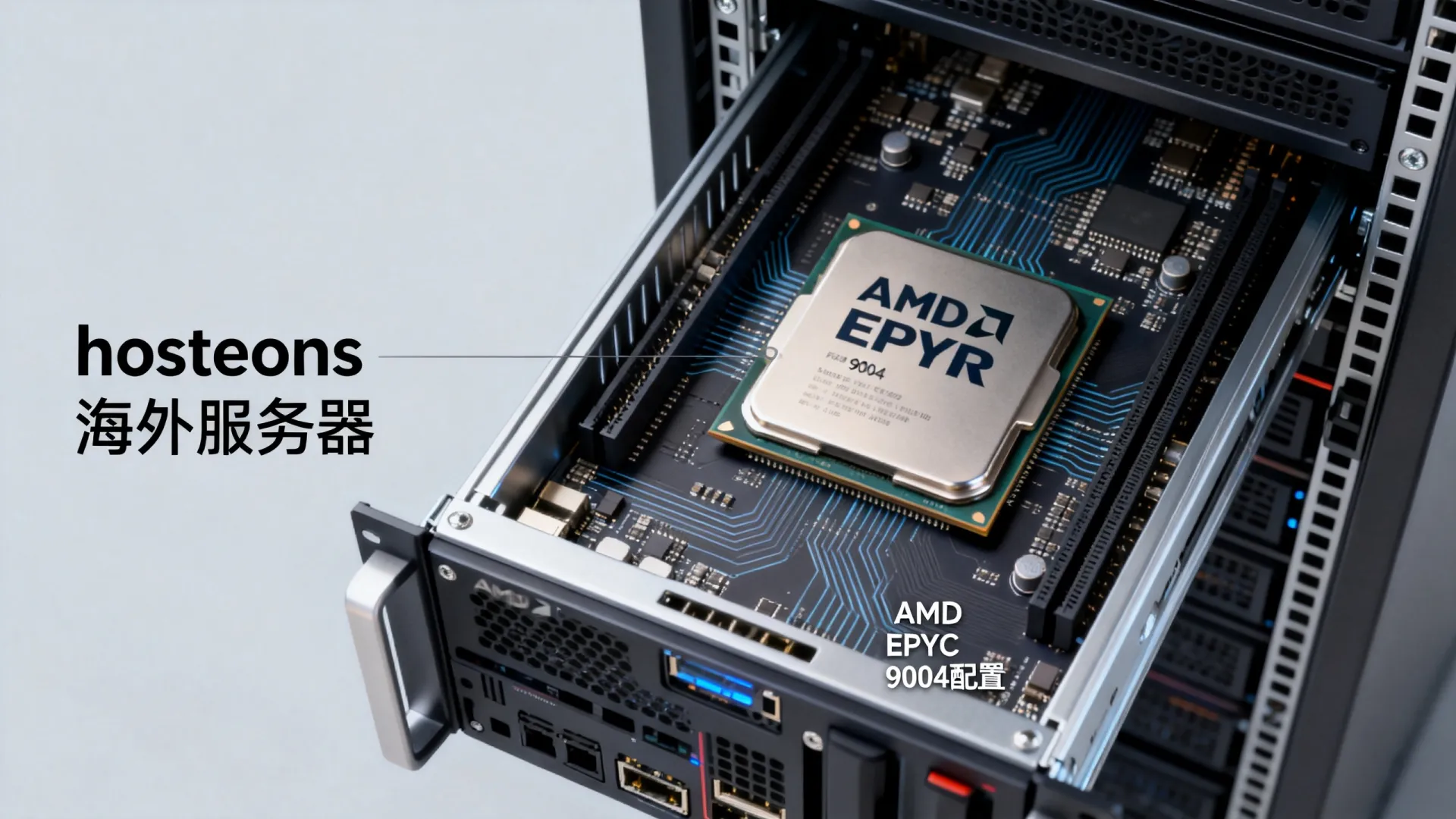 限时优惠 海外BGP多线 hosteons - AMD EPYC 9004,流量用不完,立减 限时优惠 海外BGP多线 hosteons