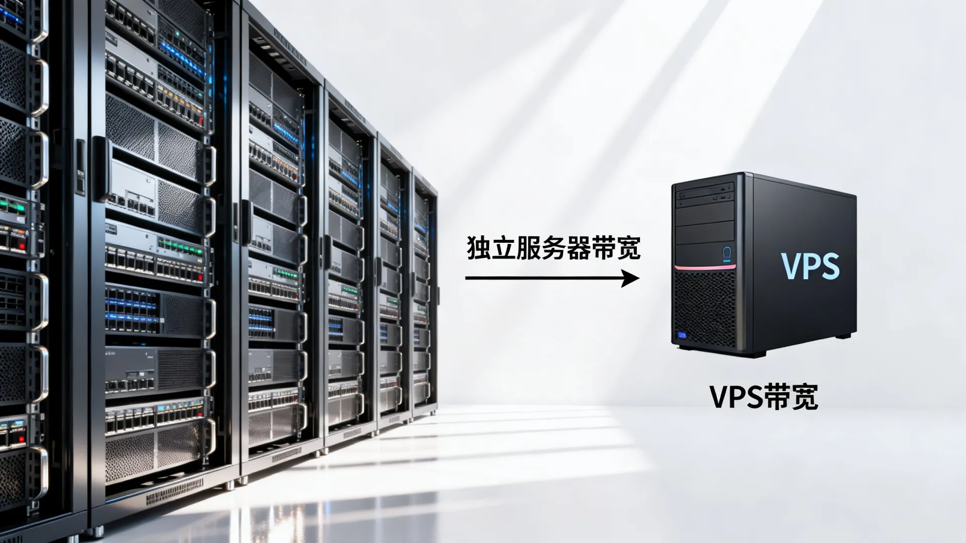独立服务器带宽和VPS带宽区别在哪? 独立服务器带宽和VPS带宽区别在哪