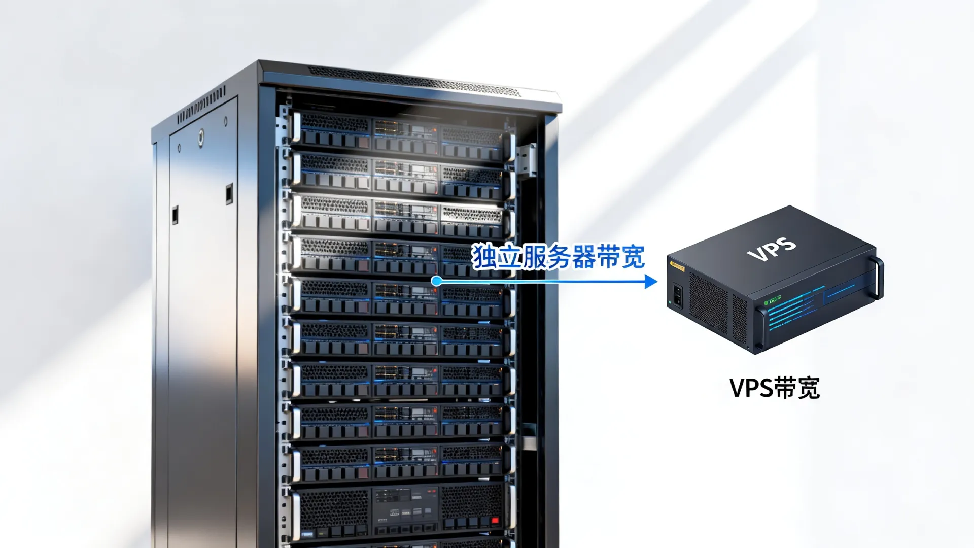 独立服务器带宽和VPS带宽区别在哪? 独立服务器带宽和VPS带宽区别在哪