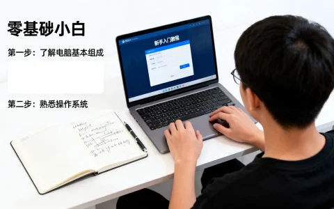一点不懂电脑的怎么学，零基础小白从哪里开始学