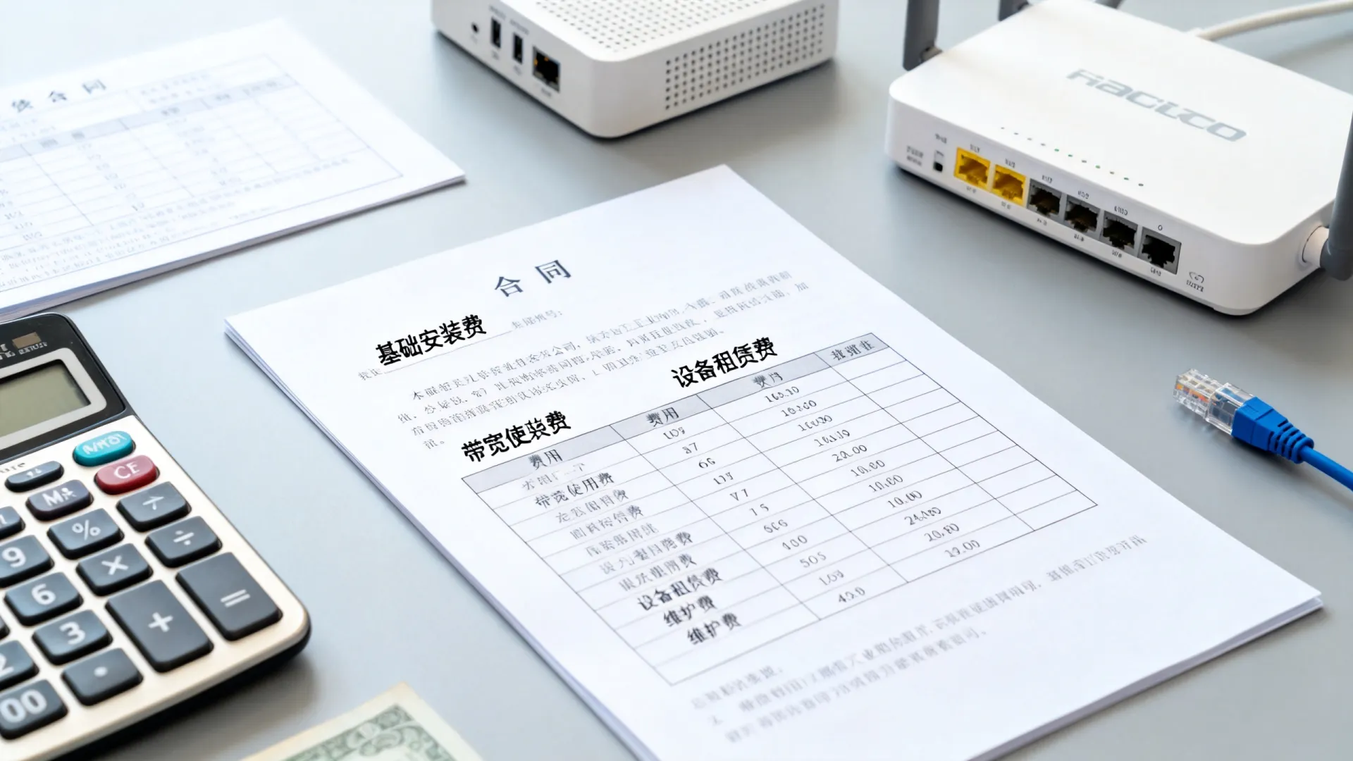 专线宽带费用组成
