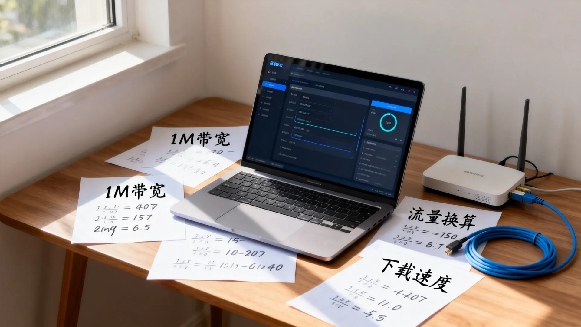 带宽1M等于多少流量?一次讲清楚 带宽1M等于多少流量