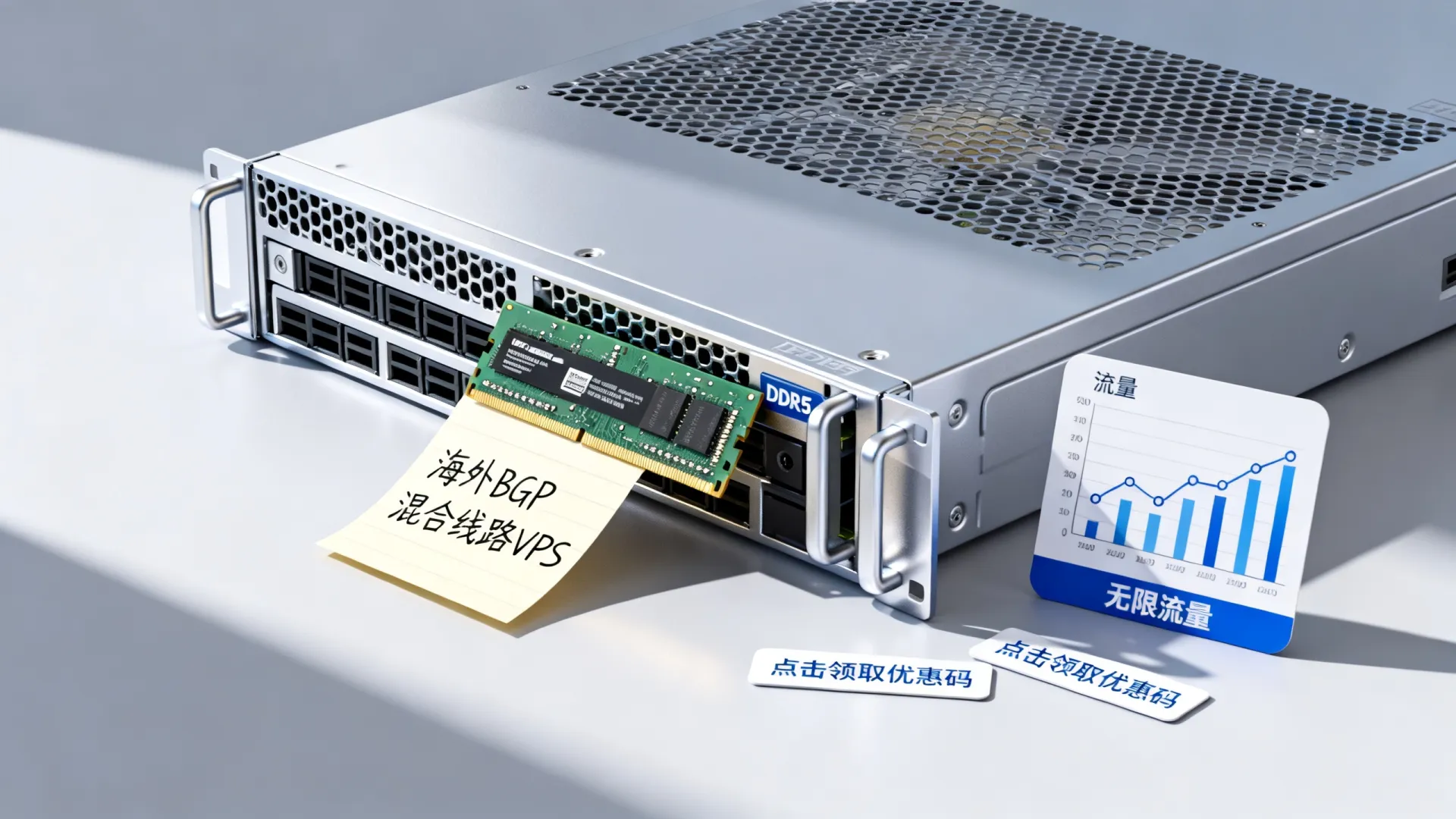 海外BGP混合线路 vps优惠码 - DDR5内存,无限流量 (独家) 海外BGP混合线路 vps优惠码