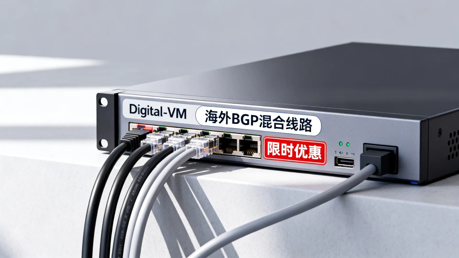 限时优惠 海外BGP混合线路 Digital-VM - AMD EPYC 9004,流量用不完 限时优惠 海外BGP混合线路 Digital