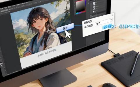 AI如何存为PSD格式，AI绘画保存PSD格式教程