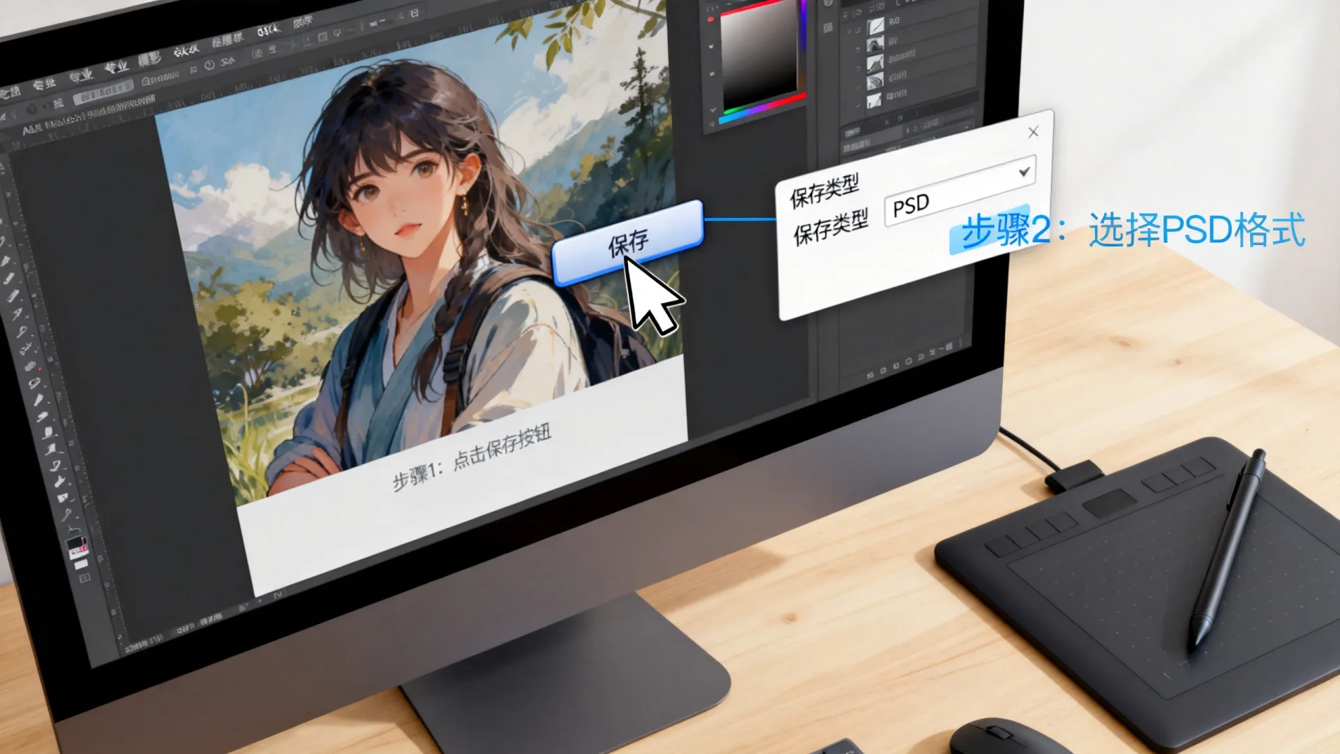 ai如何存储为psd格式文件 ai如何存储为psd格式文件