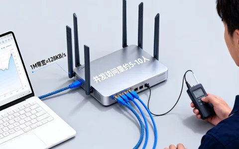 带宽1M等于多少流量？1M带宽能承载多少人访问
