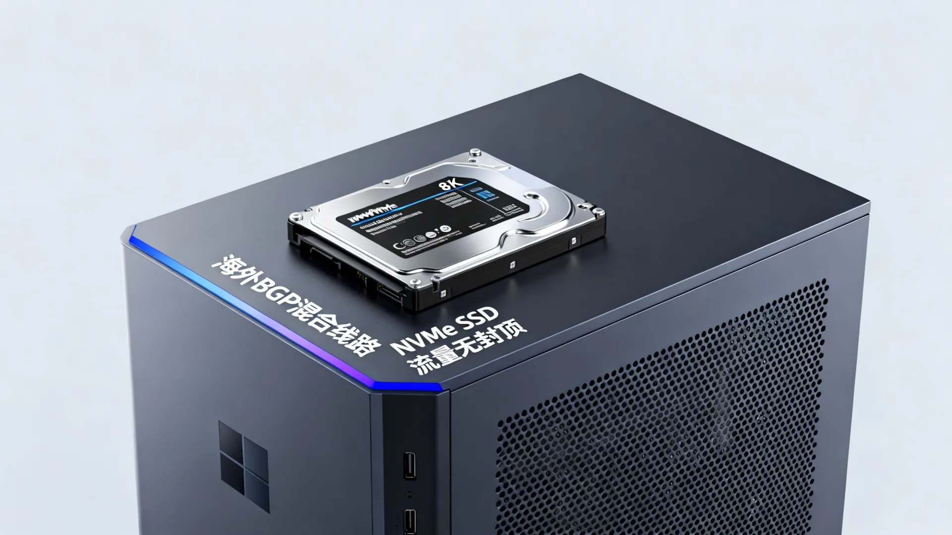 海外BGP混合线路 windows主机 - NVMe SSD,流量无封顶 海外BGP混合线路 windows主机