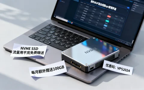 海外BGP混合线路vps优惠码怎么用？NVMe SSD流量用不完免费赠送是真的吗