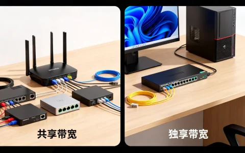 共享带宽和独享带宽哪个好？共享带宽和独享带宽的区别是什么