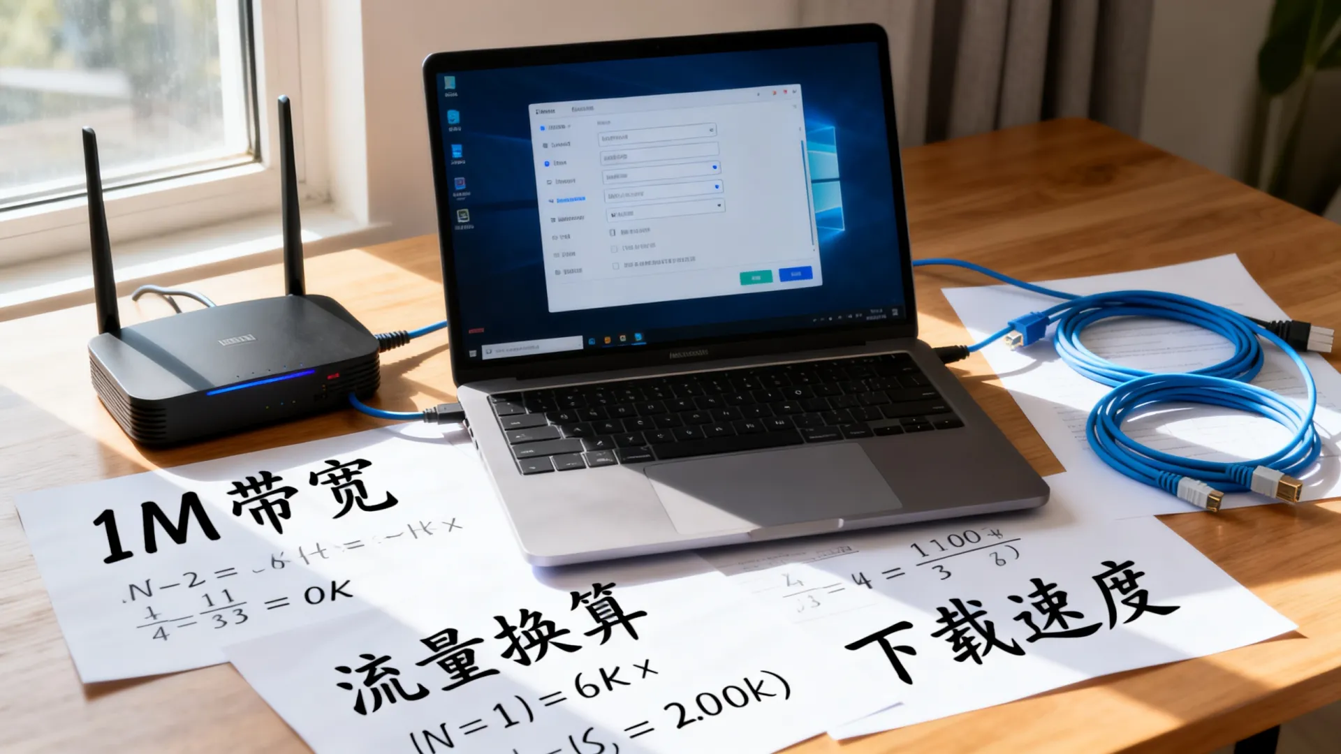 带宽1M等于多少流量?一次讲清楚 带宽1M等于多少流量