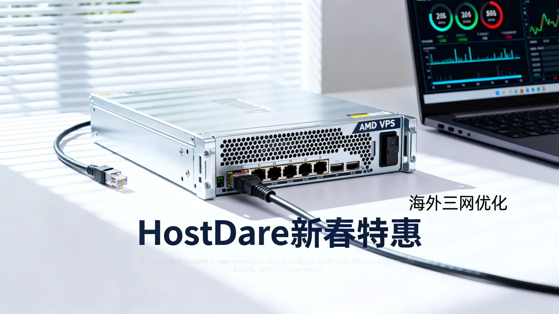 新春特惠 海外三网优化 HostDare