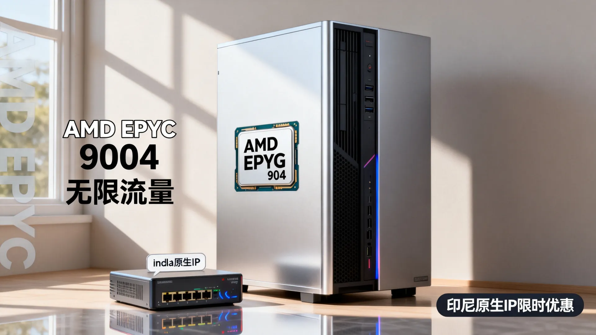 限时优惠 海外住宅IP 印尼原生ip - AMD EPYC 9004,无限流量 限时优惠 海外住宅IP 印尼原生ip