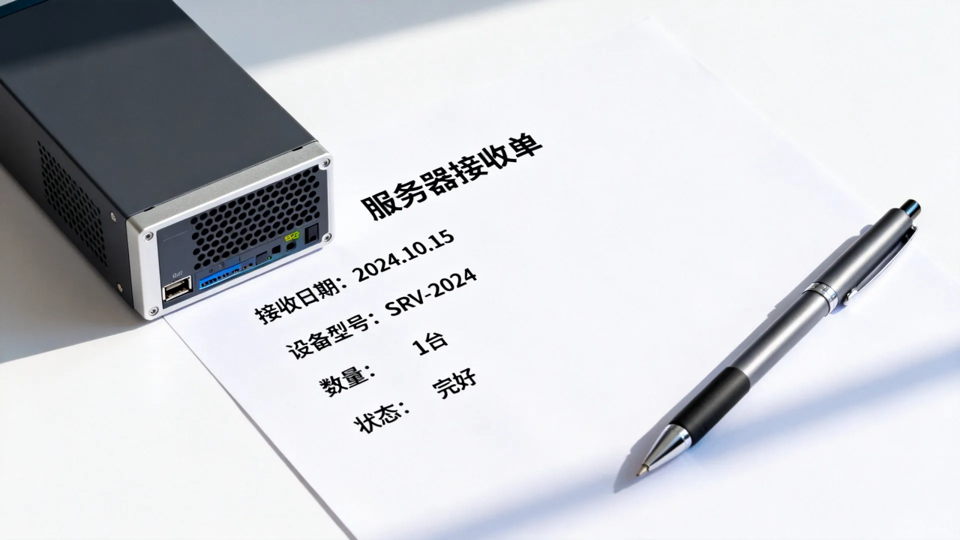 服务器接收单 服务器接收单