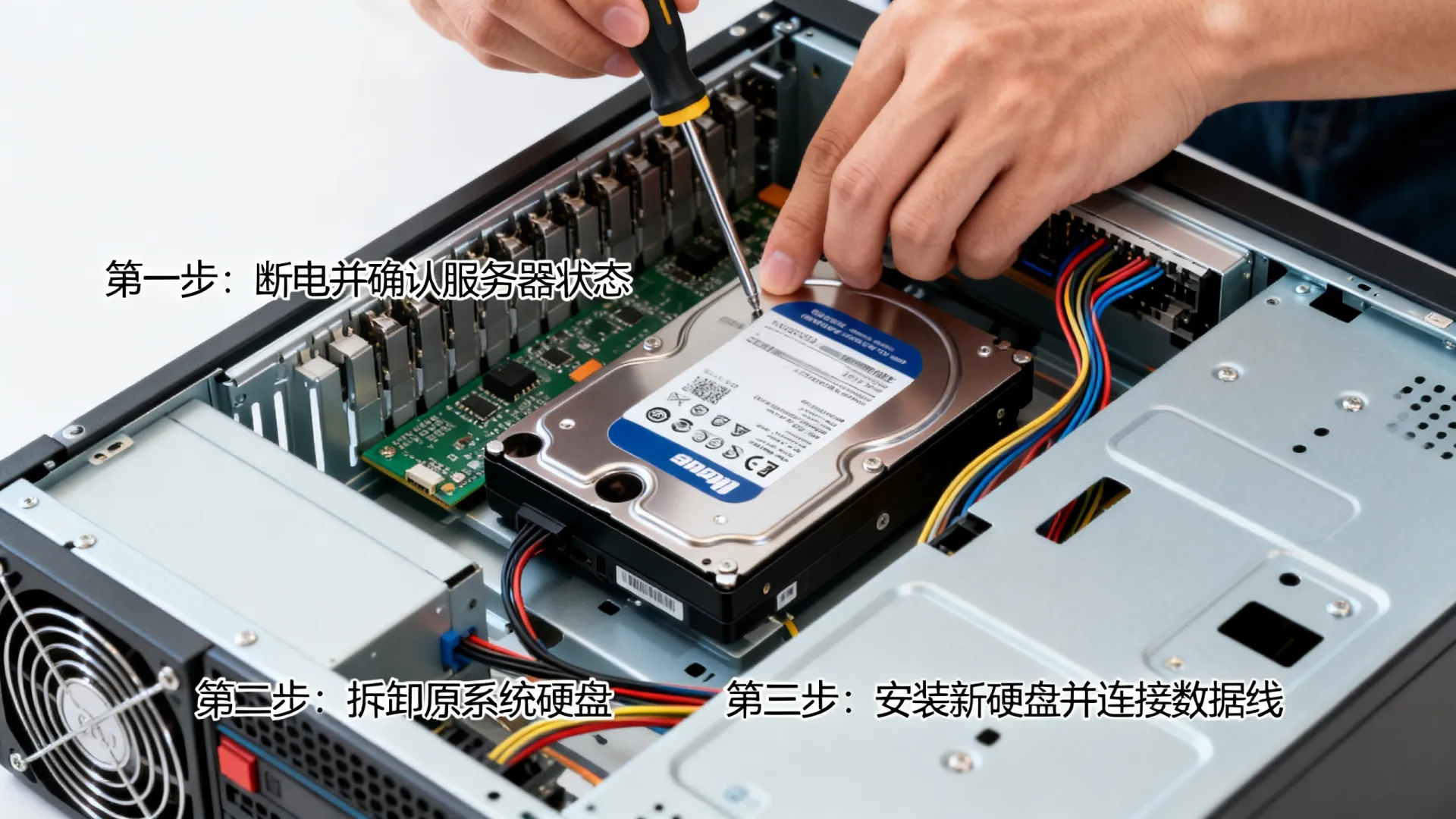 服务器更换系统硬盘