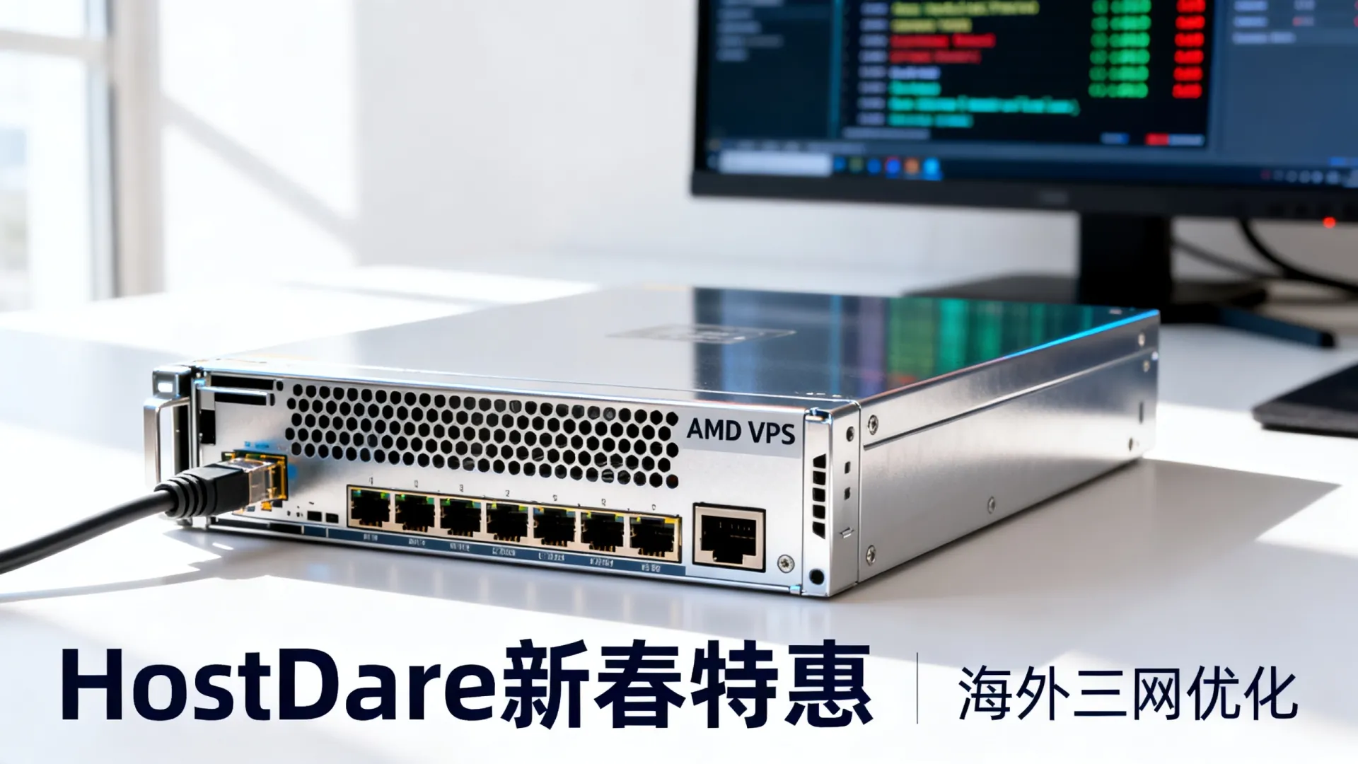 新春特惠 海外三网优化 HostDare