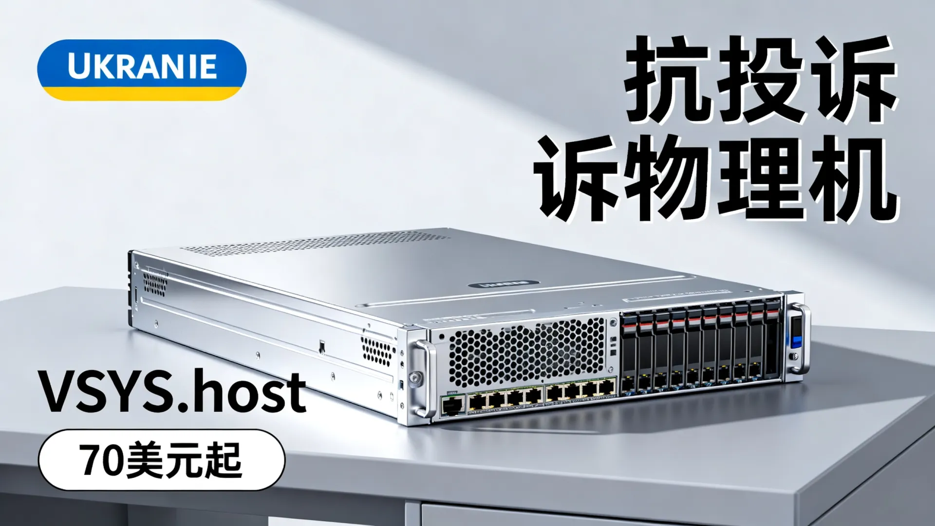 VSYS.host乌克兰抗投诉物理机70美元/月起,新加坡/荷兰/美国独立服务器78美元/月起 host乌克兰抗投诉物理机70美元
