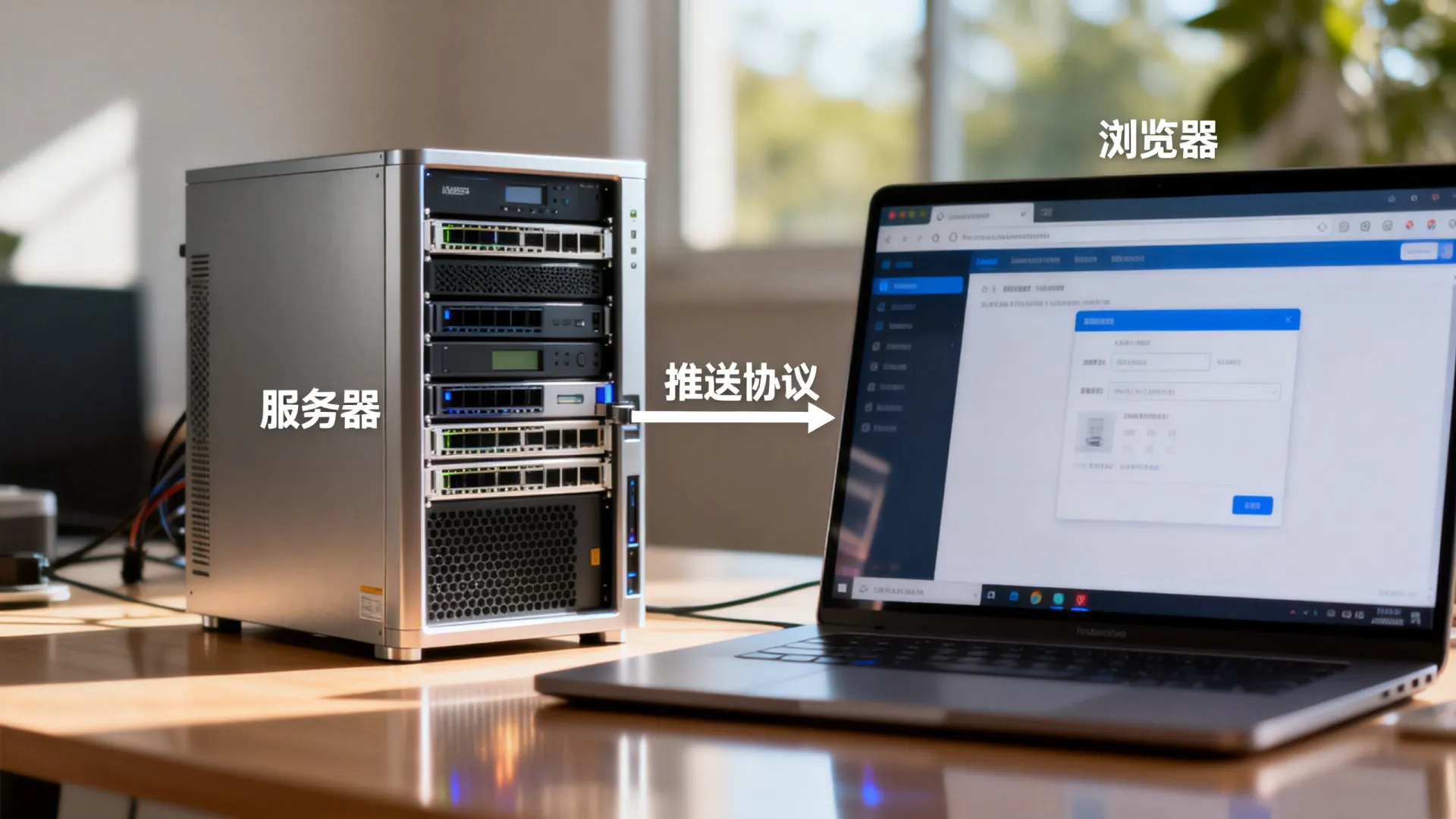 服务器推送消息给浏览器 服务器推送消息给浏览器
